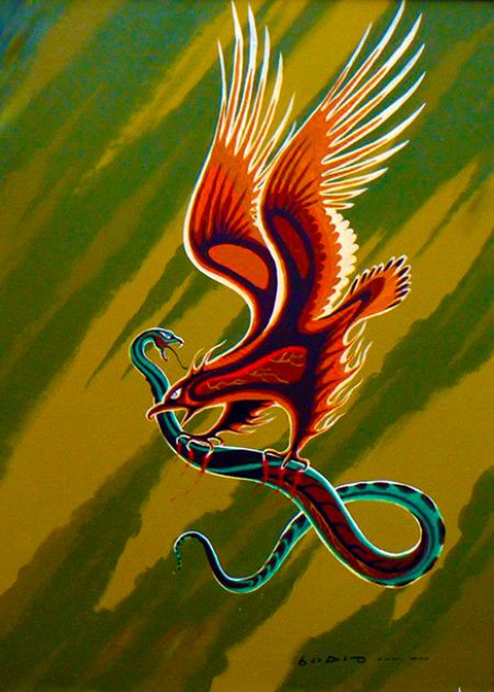 Thunderbird and Snake by Carl Ray